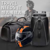 Riding helmet waterproof bag sports fitness bag large capacity men and women travel mens and womens shoulder bag travel riding bag