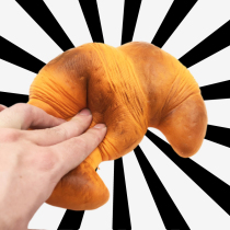 Super big croissant slow rebound squishy decompression soft simulation bread props decoration squeeze toys