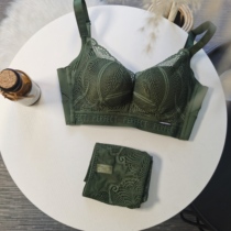 Adjustment-type lingerie female gathering auxiliary milk sagging thickened upper tobra small chest display large flat chest special