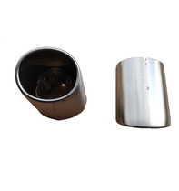 Crown sharp Kemei Rui silencer tail-throated rear-throat rear-lever decorative hood exhaust pipe Insured hood stainless steel bright frame