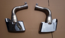Audi Q7 exhaust pipe tail throat 16-17 square mouth modification