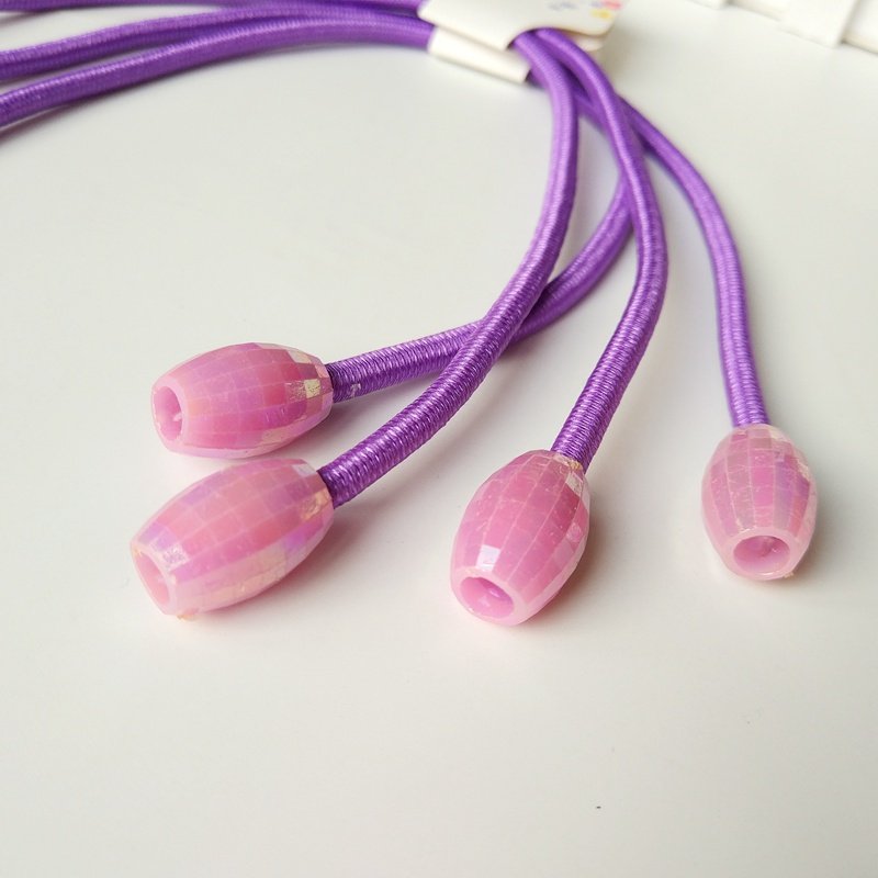 韩版儿童简约高弹力橡皮筋长发绳扎马尾辫子不伤发头绳松紧带发饰