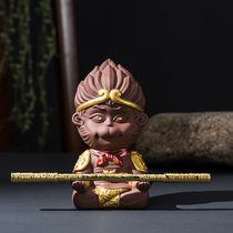 Purple tea favor decoration boutique ke yang Monkey King decoration qi tian daseng Tea Tea Tea Tea small ornaments