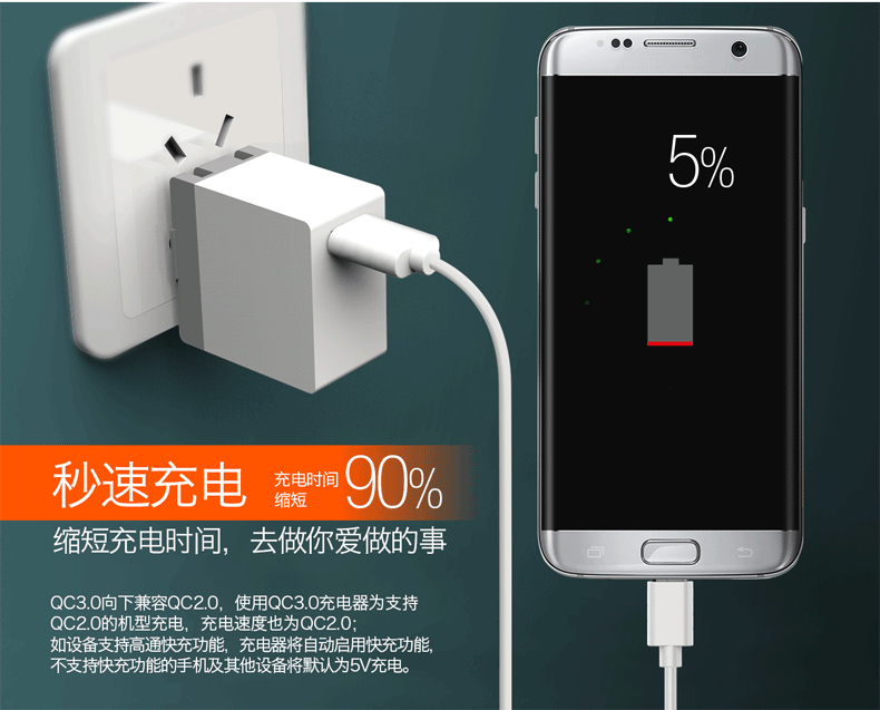 0快充手机通用充电