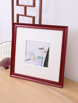 Chinese painting frame framing Wall rice paper cardboard frame new Chinese painting framing calligraphy painting blank Chinese painting frame customization