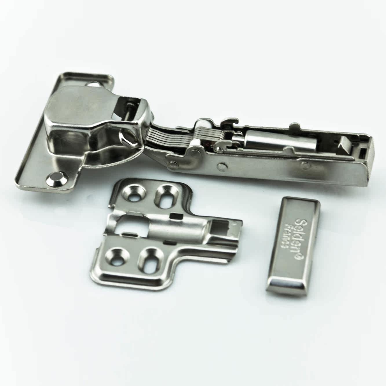 selden厚门阻尼铰链橱柜衣柜门合页缓冲液压铰链加厚弹簧合页五金