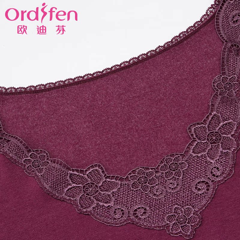 Ordifen/欧迪芬2016秋冬新品女士保暖套装秋衣 XW6110产品展示图4