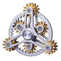 Fingertip gyro precision machinery advanced out of print decompression artifact four-tooth Ferris wheel Office King toy