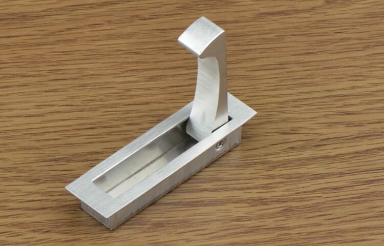 德国鸿瀛榻榻米拉手嵌入式地台暗拉手现代背景墙外开门隐形门拉手