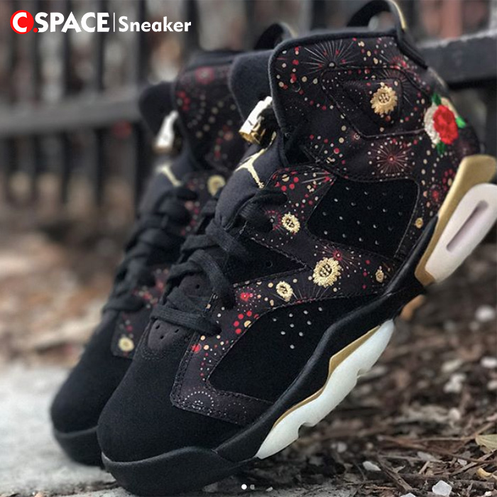 『cspace』air jordan   cny aj6牡丹刺绣中国年篮球鞋aa2492-021