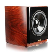 YOHONG Yinghan D-80 active 12 inch subwoofer handicraft wood leather home theater subwoofer