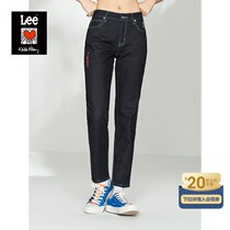 (Keith Haring joint)Lee21 spring new mid-rise straight leg womens jeans LW24013AZ898