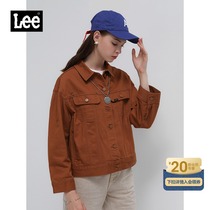 Lee mall with the same brown jacket womens casual jacket top trend L417926MS81G
