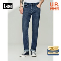 Lee mall with the same 21 autumn new 723 slim straight feet blue mens jeans LMB100723100-060