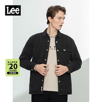 Lee mall with 21 autumn and winter New comfortable black men denim cotton shirt LMT0010954MS-286
