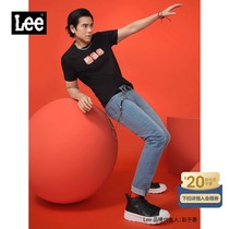 (Peng Yuyan with the same)Lee mall with the same 21 spring new 705 thin blue mens jeans LMR7053HNBGJ