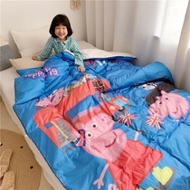Children duvet 95% white duck down warm quilt winter cartoon dinosaur kt kindergarten nap down quilt core