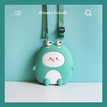 2021 new cartoon cute shoulder bag silicone large capacity parent-child bag children bag cute student shoulder bag