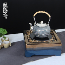 Taiwan Longyinzhai electric pottery stove tea stove household iron pot silver pot special boiling tea stove silent water heating furnace