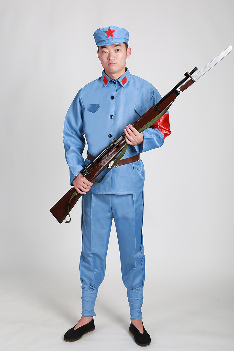 出租租赁红军八路军演出服装军装军队合唱服毕业照摄影服装大合唱