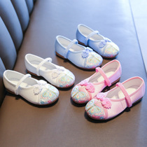 Old Beijing Childrens Baby Shoes New Girl Embroidery Shoes Dance Shoes Ancient Chinese Fenghan Shoes Summer