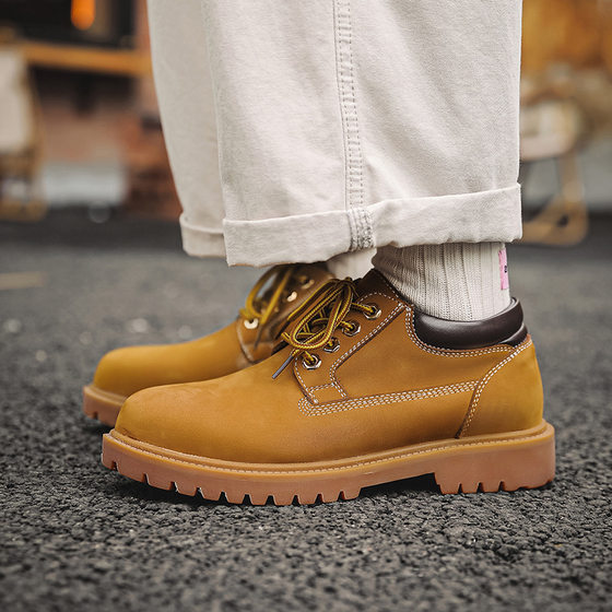 Martin boots men's low top yellow boots 2025 new spring and summer retro outdoor work shoes sports and casual versatile men's shoes
Martin boots men's low top yellow boots 2025 new spring and summer retro outdoor work shoes sports and casual versatile men's shoes