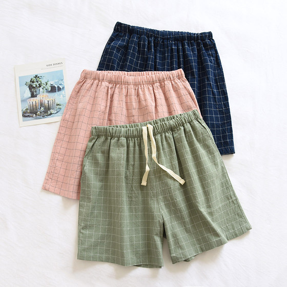 Pajama pants for women in summer pure cotton shorts all-cotton thin three-quarter pants loose casual washing cotton home pants beach pants
Pajama pants for women in summer pure cotton shorts all-cotton thin three-quarter pants loose casual washing cotton home pants beach pants