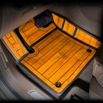 Volkswagen Weiran modified viloran Weiran wooden floor mat solid wood yacht Wood full enclosure mat