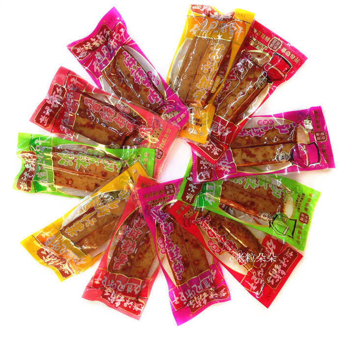 特价 盐津铺子劲道豆干多味散装500g湖南风味卤豆腐干 特产零食品