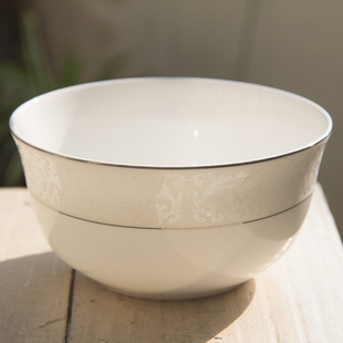 碗 金钟碗 4.5寸唐山骨瓷餐具 米饭碗 陶瓷碗 欧式 家用 骨瓷碗