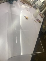 Customized transparent acrylic arc display exhibition cover organic glass equipment windproof and dust protective cover