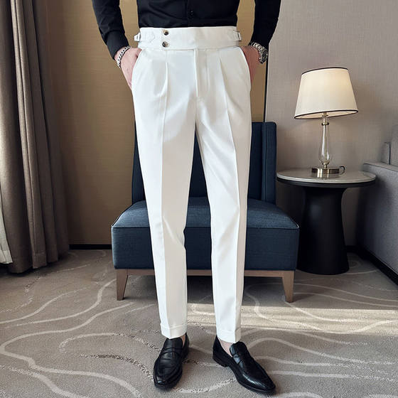 Naples men's high-waisted trousers 2025 new high-end casual trousers Korean style trendy straight suit pants
Naples men's high-waisted trousers 2025 new high-end casual trousers Korean style trendy straight suit pants
