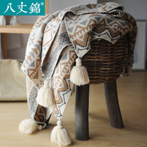 Bohemian blanket Navajo Indian blanket outdoor knitted Nordic office nap shawl sofa cover blanket