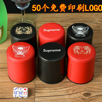 Boomers sureme leather dice dice dice dark night shop KTV leather Personality Color Chino color flush Flush Distribution Griddle