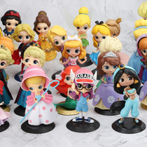 Q Edition Princess Blind Box Cake Swing Piece Decoration Love Salsa Fairy Tale Cute Princess Handmade Doll Toy Baking Paparazzi