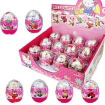 hollekitty toys Puzzle Scenes Twist Egg Compatible Lego Katy Cat Assembly Building Blocks KT Cat Girl Child