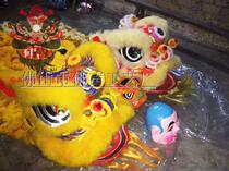 Value popular Foshan Lion Head Buddha Dress Wool Dragon Dance Lion Dance Foshan Lion Dance Performance Props South Lion Drum Factory