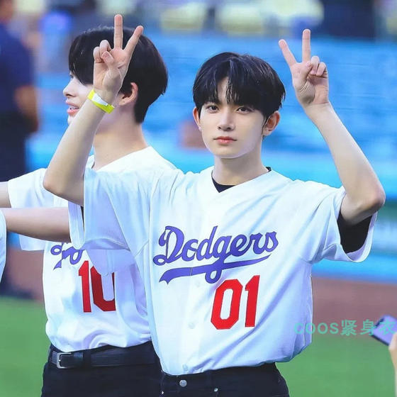 맞춤형 향상된 한국 남자 팀 야구 유니폼 No. 49 Heeseung Li Xicheng Dodgers Performance Uniform 맞춤형 향상된 한국 남자 팀 야구 유니폼 No. 49 Heeseung Li Xicheng Dodgers Performance Uniform