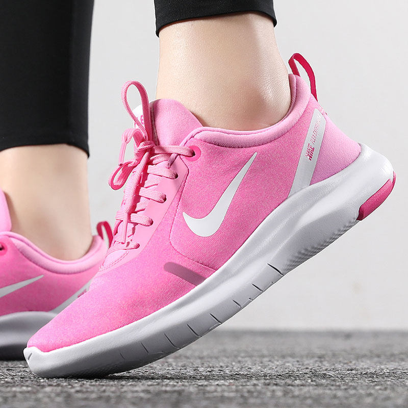 ladies pink running shoes