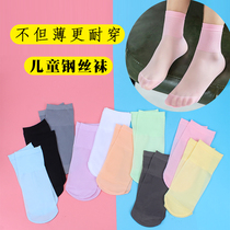 10 Twin Children Crystal Socks Spring Summer Thin girl Ice Sox CUHK Scout Princess Playside Baby Summer Kids