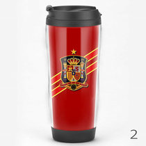 Exit Gifts Spain National Team Fans Supplies Custom Memorabilia World Cup Football Perimeter Water Cups