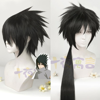 ນິທານເລື່ອງສິບຄືນ Naruto Uchiha Izuna Hiei L Uchiha Sasuke cos wig