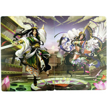 Xiao Qiao Zhou Yus big painting card unique card back Taiwan version of the Three KingdUS kill King Battle limited prize