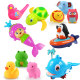 Children's bath toys baby baby bathroom toys rain clouds water dolphins play water small turtles vibrating toys