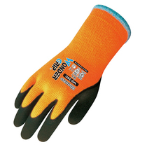 Multi-awesome WG-380 double frosted coating warm and cold gloves wear-resistant non-slip cold storage outdoor antifreeze plus velvet