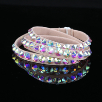 Lost dance belly dance waist chain New 2020 autumn and winter tight diamond chain color rhinestone dance practice chain P525