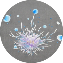 Su embroidery DIY kit Beginner no foundation can be embroidered with traces of map reference self-study decorative painting flowers flowers