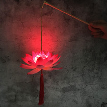 Dingcheng LED portable Lotus Lotus Lamp Childrens luminous toy lantern with battery Spring Festival hot sale Factory Direct
