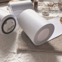 Two volumes of flower and wind and exclusive ultra-wide 10cm beat bottom adhesive tape pure white bottom hand tent collage