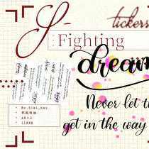 Flower and wind stickers Chess fighting deer Xiansen and paper stickers paper tape